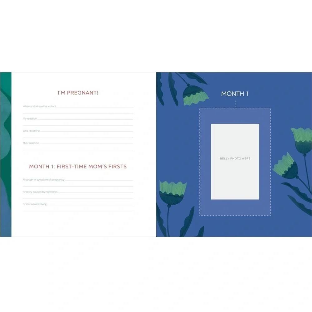 The First-Time Mom's Pregnancy Journal Monthly Checklists Activities Prompts